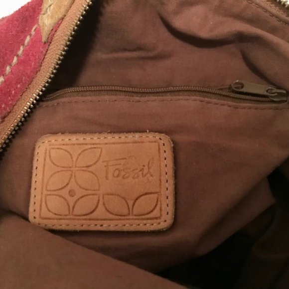 Fossil Multi-color suede hobo bag - Picture 6 of 6